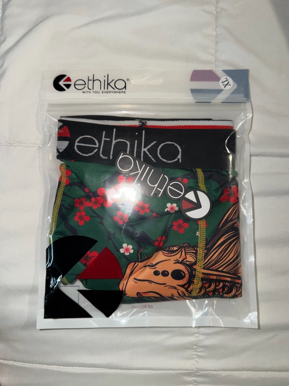 Ethika Green Graphic Boxer Briefs